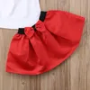 Women's T-Shirt HE Hello Enjoy Girls Clothes Set Embroidery Rose Tops+Skirts Outfits For Baby Girl Suits Children Summer 2021 Kids