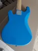 Mini 6 Strings Guitarra Azul Baixo Elétrico Com Rosewood Fretboard, Adequado para Adultos, Crianças e Viagem