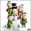 Festivo Partido Suprimentos Home Gardendiy Nome Desejos Decorações De Natal Soft PVC Xmas Boneco De Neve Pingente Drop ENTREGA 2021 SMWLH