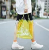 Özel Moda Su Geçirmez Çantalar Çanta Kadınlar Için Lüks Çanta Neon PVC Şeffaf Jöle Tote Çanta