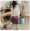 Baby mini handtas lederen crossbody tassen voor meisje kleine munt portefeuille portemonnee pure pure purtdler clutch beurs messenger bag