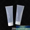 200g Empty Squeeze Tube 200ml Plastic Cosmetic Container Hair Gel Lotion Cream Packaging Clear Frost Matte Bottle Storage Bottles & Jars Factory price expert design
