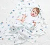 Последние 130x110 см. Одеяло размера 130x110 см, есть различные стили на выбор, детка, детская печать детские ванны полотенце одеяла двойное пелена