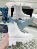 New fashion designer women's boots fshion thick bottom dark sewing height 5.5cm warm outdoor snow mountain women shoebox 35-41