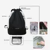 Women's Sports Travel Waterproof Drawstring Dry Shoe Shoulder Bag Backpack Handbag For Fitness Gym Men Sports Backpack Q0705