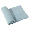 newInfant Swaddling Wrap Blanket Cloth Pure color bambou coton Serviette de bain couvertures printemps et été gaze mousseline Poussette Couvre Ins EWC75