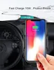 C10 Беспроводное зарядное устройство Moblie Телефон Qi Fast Car для iPhone Беспроводной Зарядки Падулки Автомобильный Держатель для Samsung