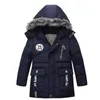 Kinder Winterjacke Jungen mit Kapuze Baumwolle tragen Schnee warmen Mantel für Baby Boy 3 - 6 Jahre Kinder Mantel Kleidung 210916