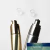 Empty 50ml Cosmetic Pump Bottle 50g Airless Squeeze Tube Makeup Foundation Cream Packaging Container White Black Silver Gold