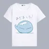 Anime die keer werd gereïncarneerd als een slijm T-shirt Rimuru Tempest T-shirt Rimuru Tempest Cosplay Shirt De echte Devil Top Tee G0113