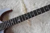 Fabrika Outlet-6 Dizeleri Mavi Sıradışı Şekilli Elm Elektro Gitar ile 24 Fret, Gülağacı Fretboard