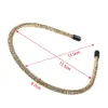 Rhinestone Kobiety Akcesoria do włosów Band Fashion New Headbands Girls Błyszczące Kolor Hair Hoop Hoop Hearwear