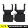 Weight Lifting Hooks Gym Fitness Set Weightlifting Wrist Straps Heavy Duty Pull-ups Power Lifting Grips with Padded Workout Hook