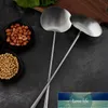 Stainless steel big long handle spatula spoon scoop restaurant canteen chef large pot shovel kitchen utensil set bamboo