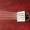 クロムポリッシュシャワーヘッドバスルーム2インチサイドスプレー隠し調整可能なタイプシャワーマッサージスパシャワー
