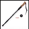 Outdoors Trumpet Cork Trekking Poles Ultra Light Adjustable Telescopic Alpenstock Multi Function Straight Handle Hiking Walking Stick