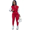 Women Designers Tracksuits Ccasual Ribbed Two Piece Pants Set Clothes Crop Top Plus Size fall Woman clothing Yoga Outfits Jogging Suits N852