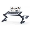 Adjustable Height Laptop Desk Laptop Stand for Bed Portable Lap Foldable Table Workstation Notebook Ergonomic Computer Reading Holder Tray a26