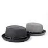 Wide Brim Hats Women Men Fedora Hat Flat Pork Pie For Gentleman Dad Bowler Porkpie Jazz Big Size S M L XL