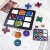 Инструменты для рукоделия Tictactoe Ox Шахматная игра Форма для эпоксидной смолы X O Board Силиконовые украшения «сделай сам» Маленький кулон Зеркало Handmade5515971