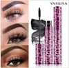 4D Silk Fiber Lash Mascara Long Lasting Waterproof Mascaras Curly and Warped & Eyeliner Set Black Durable Eyeliners (2 in 1 set)