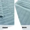 Semaxe badmattor golvhandduksuppsättningar, 100% bomullsabsorberande spa dusch / badkar matta, för badrum, icke-slip matta, 2pieces, matta 211204