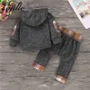 ZAFILLE Pliad Sweatshirt und Hose Kostüm Neugeborener Junge Winterkleidung für Baby Mädchen Set 210309