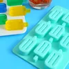 Stampo per ghiaccioli in silicone da 50 pezzi Stampo per cubetti di ghiaccio Barretta di ghiaccio Stampo per vassoio di ghiaccio creativo Accessori per la cucina di casa