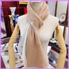 Femmes Nouvelle Mode Écharpe Cachemire Silencieux Hommes Foulards D'hiver Designer Lettres Soild Écharpes Casual Haute Qualité Châle Foulard D2112182F