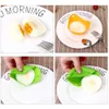 100 stks Eco-vriendelijke Siliconen Egg-Boiler Poacher Tool Niet-giftige No-Stick Zachte Veilige Poach Pod Peach Egg Boiler Chilren Bow