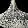 Bridal Veils Cattedrale Veil Bride Shining Starlight Tessuto 3D fiore tridimensionale