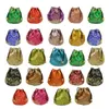 Event Party Supplies Silk Brocade Jewelry Storage Bag Pouch Beads Jewelry Making Packaging Display. Petit porte-monnaie en satin avec cordon de serrage brodé chinois