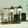 Vintage Objets décoratifs Ferris Sablier Sablier de bureau Sablier Exquis Sand Verre Antique Quicksand Street Lamp Pen