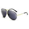 Óculos de sol oversized aviação mulheres homens marca designer uv400 retro grande sol óculos óculos masculino feminino ouro frame219k