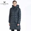 GASMAN Thick Women Bio Down Jacket Brand Long Winter Coat Hooded Warm Parka Fashion Female Collection 1827 211011