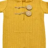 Footed Newborn Romper Infant Baby Photography Prop Jumpsuits Long Sleeve Hooded Knitted Rompers Climb Clothes M3781