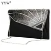 Vrouwen koppeling tas luxe lederen elegante envelop flap crossbody s vrouwelijke avond feest klauwen bolso diamant 210809