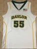 55 PIERRE JACKSON BAYLOR BEARS Basketball Jerseys Blue Embroidery Stitched Personalized Custom any size and name Jersey