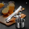 Roestvrijstalen handleiding Juicer Groente Fruit Squeezer Orange Lemon Cane Juice Knoflook Pers Setting Water 210628