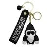 Клавичные варианты Creative Cartoon Glue Droping Gorilla Coll Key Pendate Bag Accessories подарок