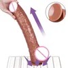 NXY Masturbation Cup 7cm Thick Oversized Penis g Spot Soft Realistic Dildo Sex Toys for Female Women Super Big Huge Dick Masturbation Strapon Device 1207