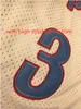 Basketball-Trikot College State Latrell 8 Sprewell Throwback-Trikots Mesh-genähte Stickerei individuell weiß blau Größe S-5XL