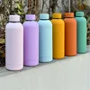 500ml Flask Sports Water Bottle Double Walled Stainless Steel Vacuum Insulated Mugs Travel Portable water bottle Sea Shipping T9I001142