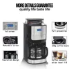 BEIJAMEI Electric Grinding Integrated Drip Coffee Maker Machine 24-hour Regular Start Household Automatic Fresh Grinder Coffee Machines