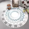 Carpets Ethnic Pattern Non-slip Carpet Bedroom Bay Window Bedside Round Living Room Area Yoga Mat Home Decoration Rug Floor