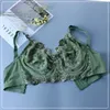 Transparenta bras för kvinnor Ultra Thin Lace Bralette Underwire Push Up Plus Stor Storlek Top BH Sommar 34 38 38 40 42 44 E F G CUP 210623