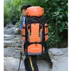 Backpacking Packs 90L 80L Travel Bag Camping Ryggsäck Vandringar Armé klättring Vandring Sportpås stor kapacitet XA857WA P230510