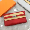 5A Luxury Designer Clutch Wallet Effini Fashion TOGO Calfskin Leather Wallets Evening Passport Money Bags Handbag Pouch Coin Purse Credit Ca