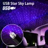5V USB Powered Galaxy Star Projector Lamp Romantic LED Starry Sky Night Light for Car Roof Home Room Ceiling Decor Plug and Play