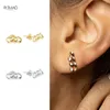 thick silver earrings